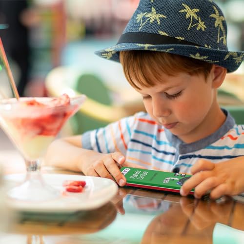 the purple cow magnetic travel car race game - airplane games amp quiet games game box for kids amp adults fun game where you get to race each other around a track