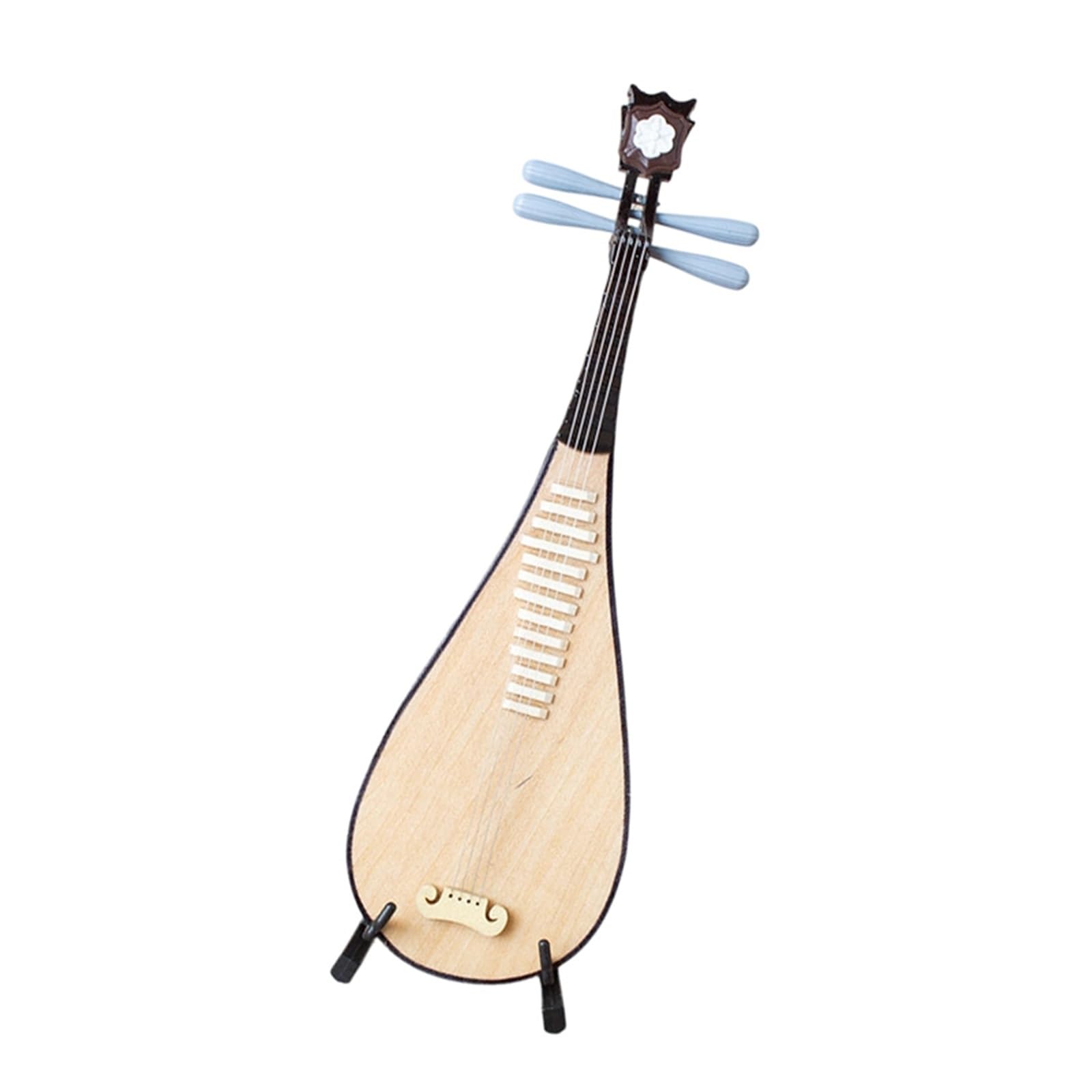 Miniatur Pipa Modell Traditionelles Retro Dekoratives Musikinstrument Ornament Professionelle Dekorationen für Musikinstrumente(Pipa 20CM)