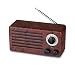 Produktbild Retro-Bluetooth-Lautsprecher, Zwei 10-W-Classic-Funklautsprecher mit 10-Stunden-Wiedergabezeit, UKW-Radio, eingebautes Mikrofon, Freisprecheinrichtung, USB-Flash-Laufwerk, HD-Stereo-Sound und Bass