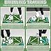 Soccer Training Mat 24x35'' Football Training Mat Non-Slip Soccer for Exercise Silent Ball Mastery Trainer Football Accessories Gift for Kids