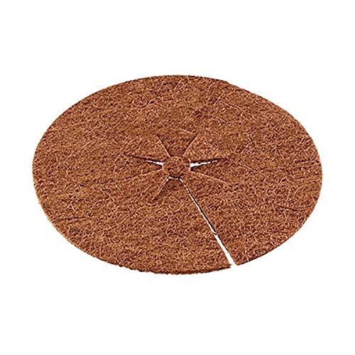 ZSDFW Tapis de paillis Tapis de Protection d'arbre Tapis de Protection des Plantes, paillis de Fibre de Noix de Coco Tapis de Protection,25cm de diamètre Cover