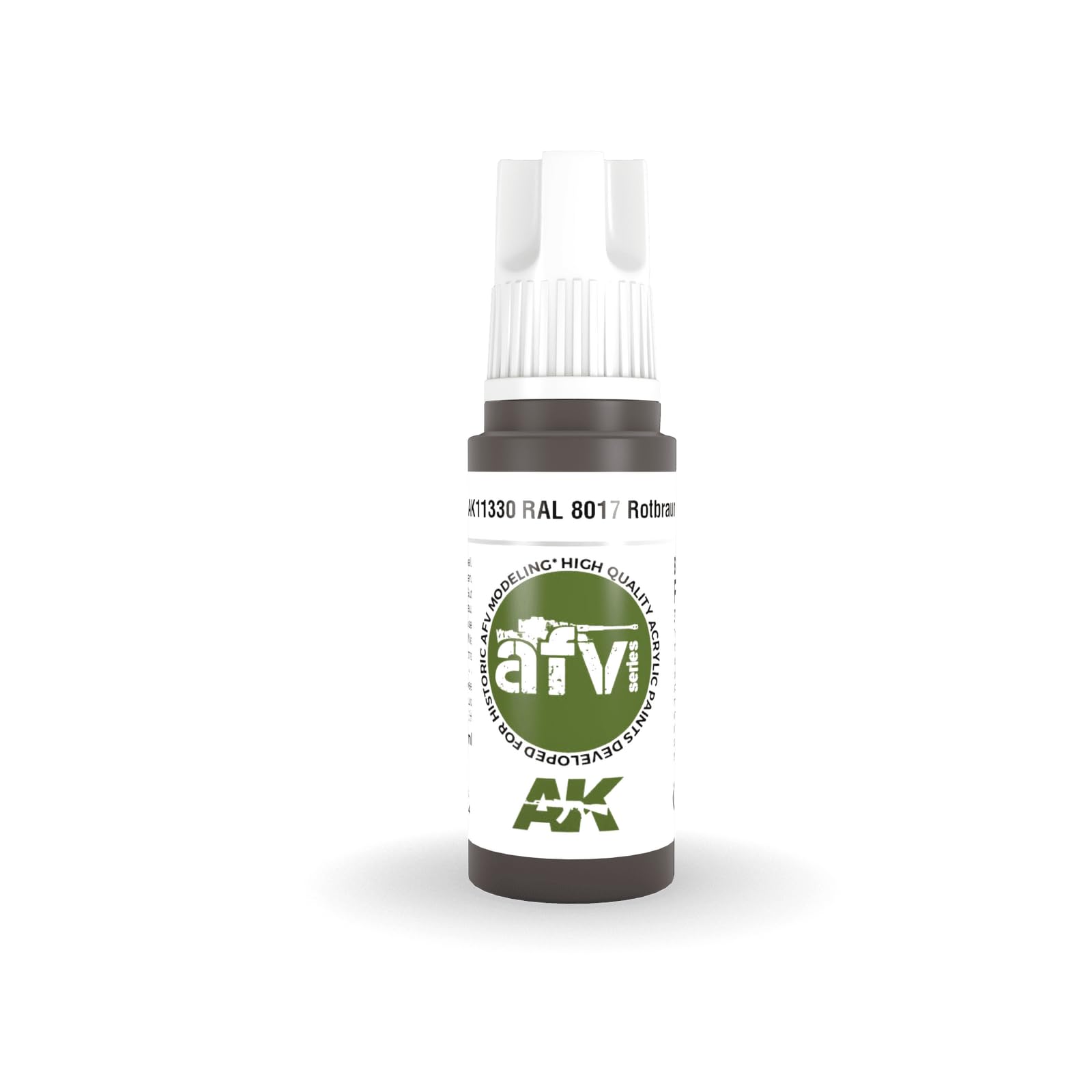 AK Acrylics 3Gen AFV AK11330 RAL 8017 Rotbraun (17ml)