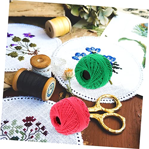 Hilos de bordar multicolor STOBOK 16 rollos kit DIY miniatura 7