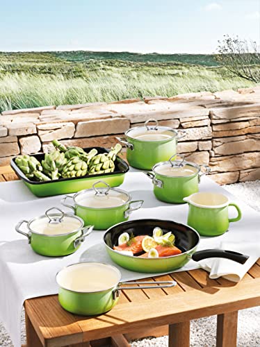 Riess Nouvelle - Smaragd Saucepan Without Glass Lid 16, Diameter-/ 1 Litre Green, 1 Litres - Image 2