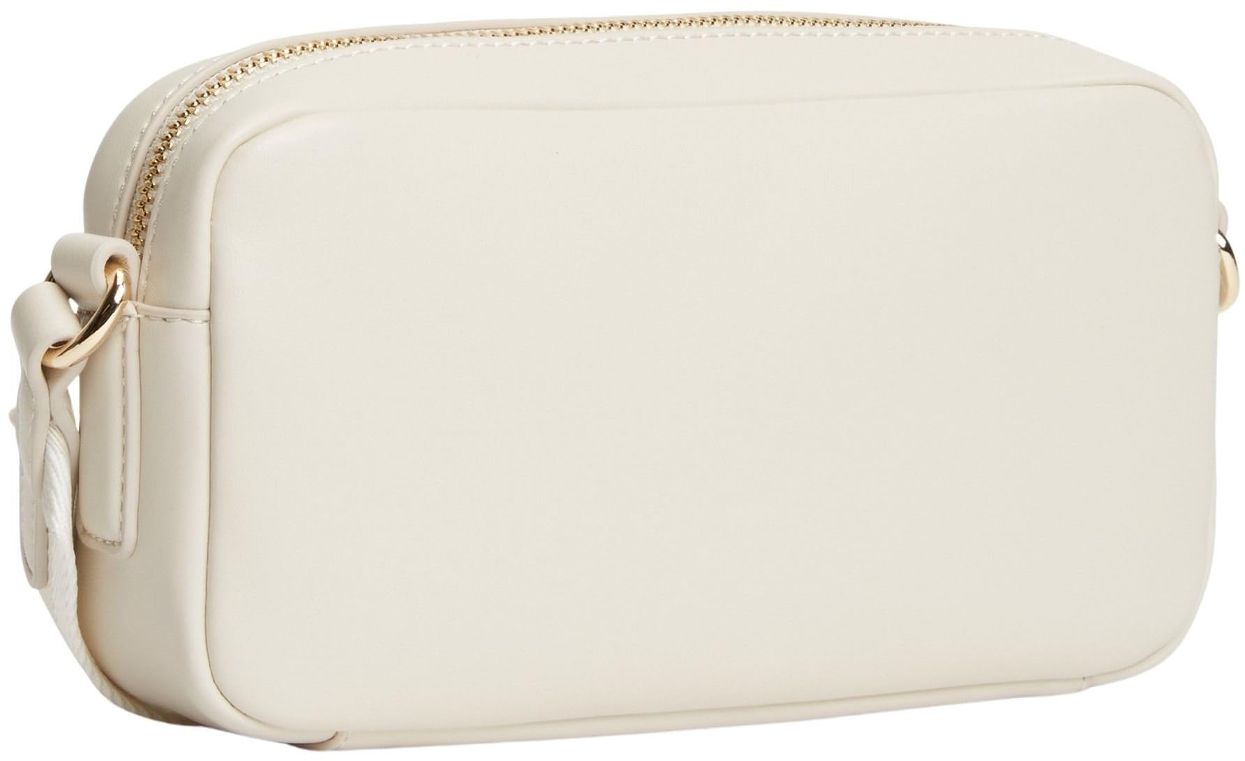 Tommy Hilfiger Damen Crossbody Bag Tasche Essential mit verstellbarem Tragegurt, Elfenbein (Soft Cream), Einheitsgröße