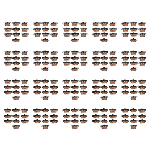 URCET 200���n�C�m�u 6�s��S�|�W�V����DPDT�p�l���X���C�h�X�C�b�` 0.5A 50V DC