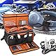 Trunab Protective DJ Tasche, Organizer Kabel Tasche, DJ Tasche Groß mit Abnehmbaren Trennwänden und 15,6’’ Laptopfach, Tragetasche für DJ-Zubehör, Musikinstrument