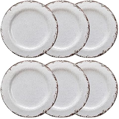 LEHAHA 9 Inch Melamine Salad Plate Set Cover
