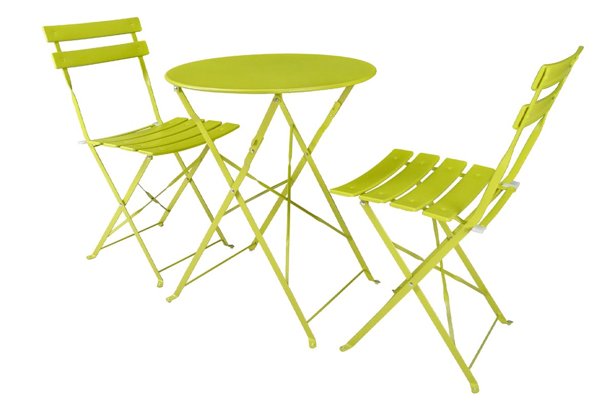 SAMIRA Set Tavolo e Sedie da Giardino Pieghevoli Esterno Mod. Positano