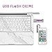 Techkey USB Flash Drive with 2 in 1 Anti-Dust Plug and Stylus Pen Set,Swarovski Crystalline Elements,Photo Frame Packaging,32GB,Amethyst