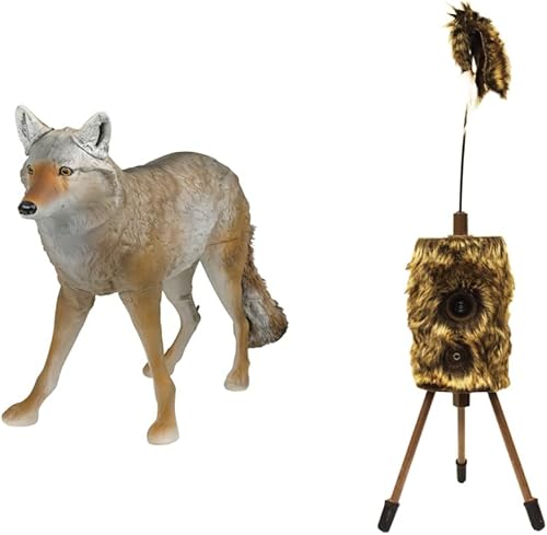 Flambeau Outdoors 5985MS-1 Lone Howler Coyote Señuelo, talla única y MOJO Outdoors Critter Predator Caza Señuelo, cola señuelo de conejo, etc.,