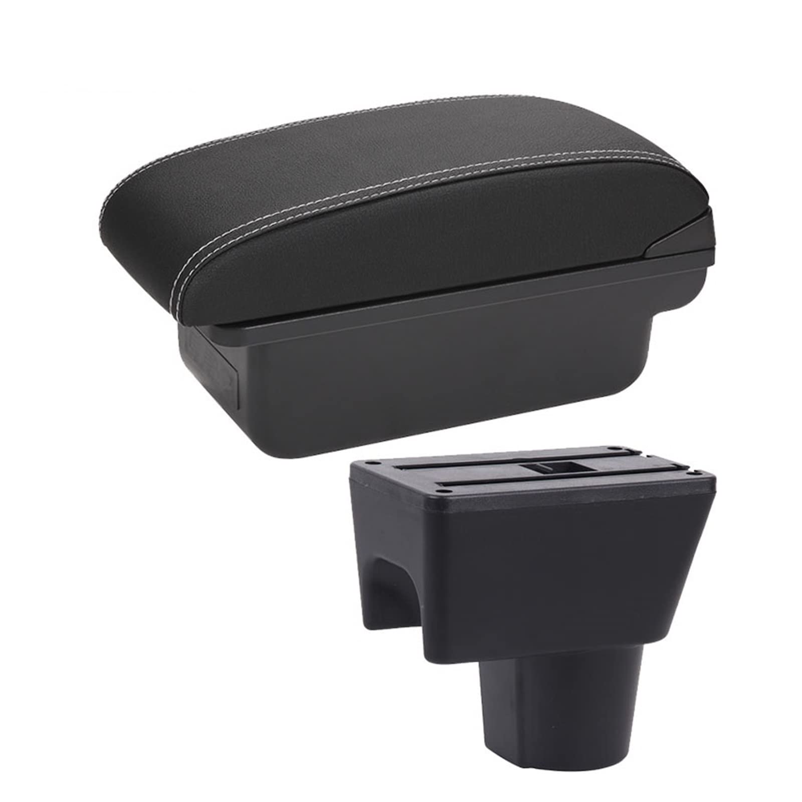 Baiqimv For Renault For Duster Car Armrest Box Car Armrest Retrofit Storage Box Car Accessories Interior Details(C3 NOUSB)