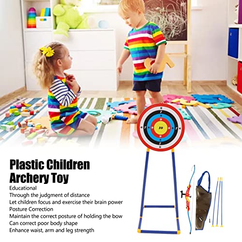 DMLENGOIN Kids Bow Arrow Set Simulation Suction Arrowheads Children Archery Training Toy Detachable Standing Target for Indoor Outdoor Play - Image 3