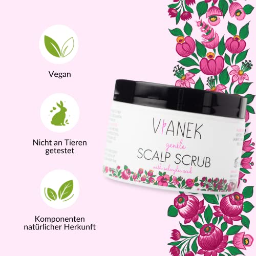 VIANEK beruhigendes Kopfhaut Peeling. Scalp scrub für alle Hauttypen. Vegan Naturkosmetik Größe 155g. - Image 6