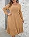 ShopWonder Womens Plus Size Ribbed Knit Sweater...