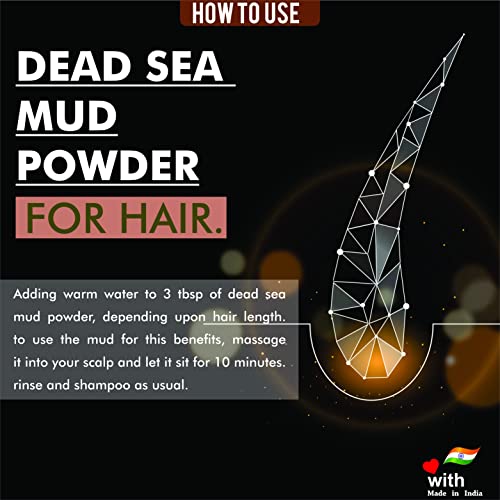 Image of Dead Sea Mud Powder For Hair Care & Skin Care - 200g