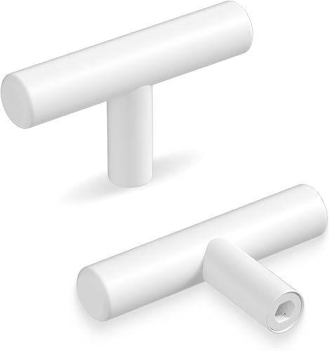 Miniatura 9 de Goldenwarm - Juego de 20 jaladores de tubo de acero inoxidable de latón cepillado estilo europeo para puertas de alacena de cocina y cajones color