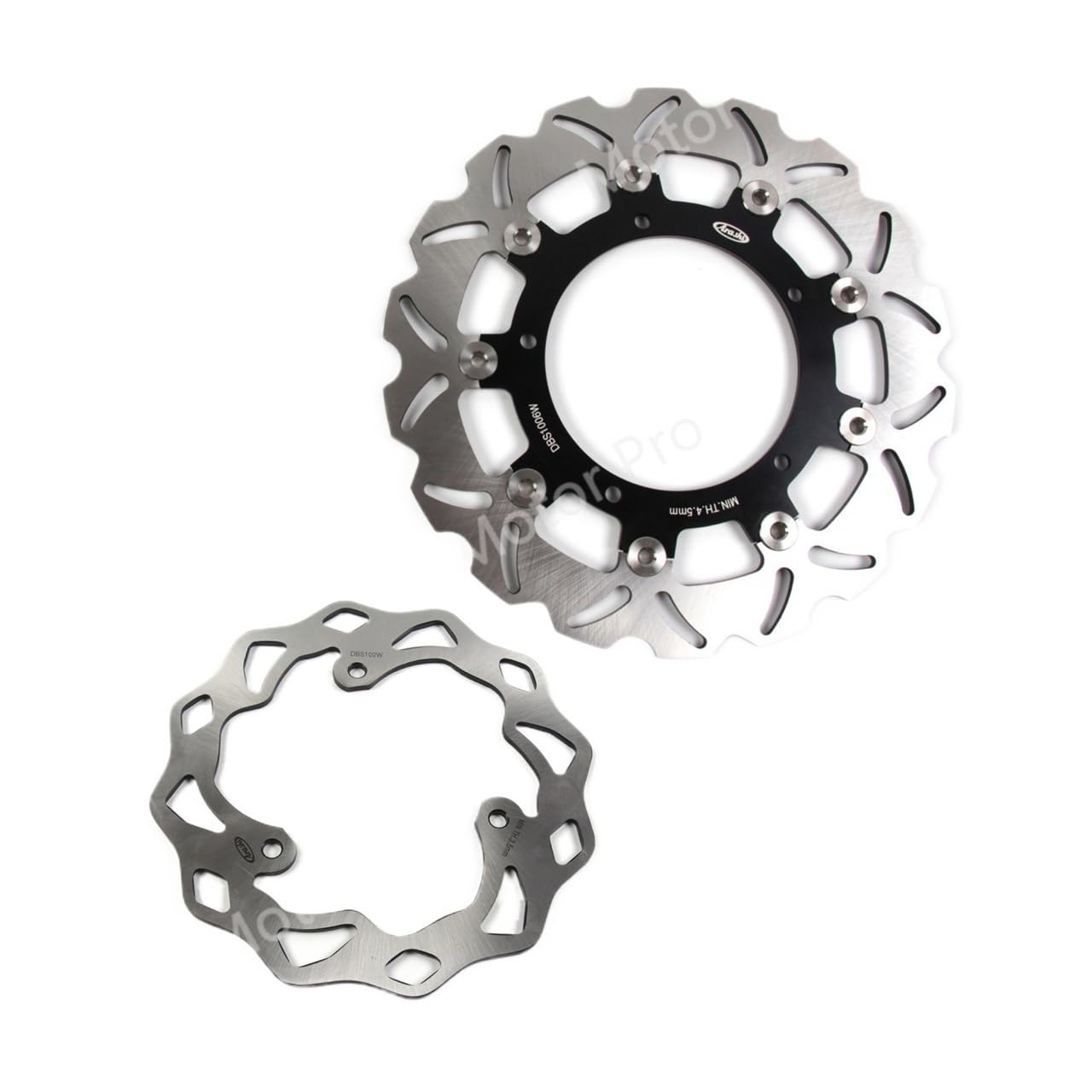 Disques de frein flottants YZFR3 avant arrière kit complet noir moto 300CC 2015-2018