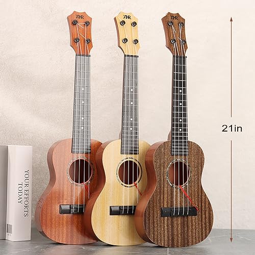 image for Raimy Kids Ukulele Guitar - 21inch 4 Strings Guitar Children Musical I