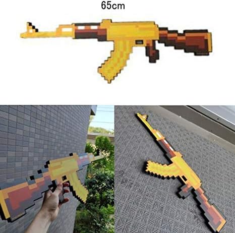 Amazon コスプレ 長物 マインクラフト 黄色マシンガンクリーパー 武器 銃ハロウィン 変装 仮装 アイテム 子供 大人 Pvc 安全 道具 アニメ 萌えグッズ 通販