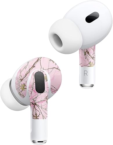Miniatura 2 de MightySkins - Fundas compatibles con Apple AirPods Pro 2, color rosa oculto, protectora, duradera y única, fácil de aplicar, quitar y cambiar de