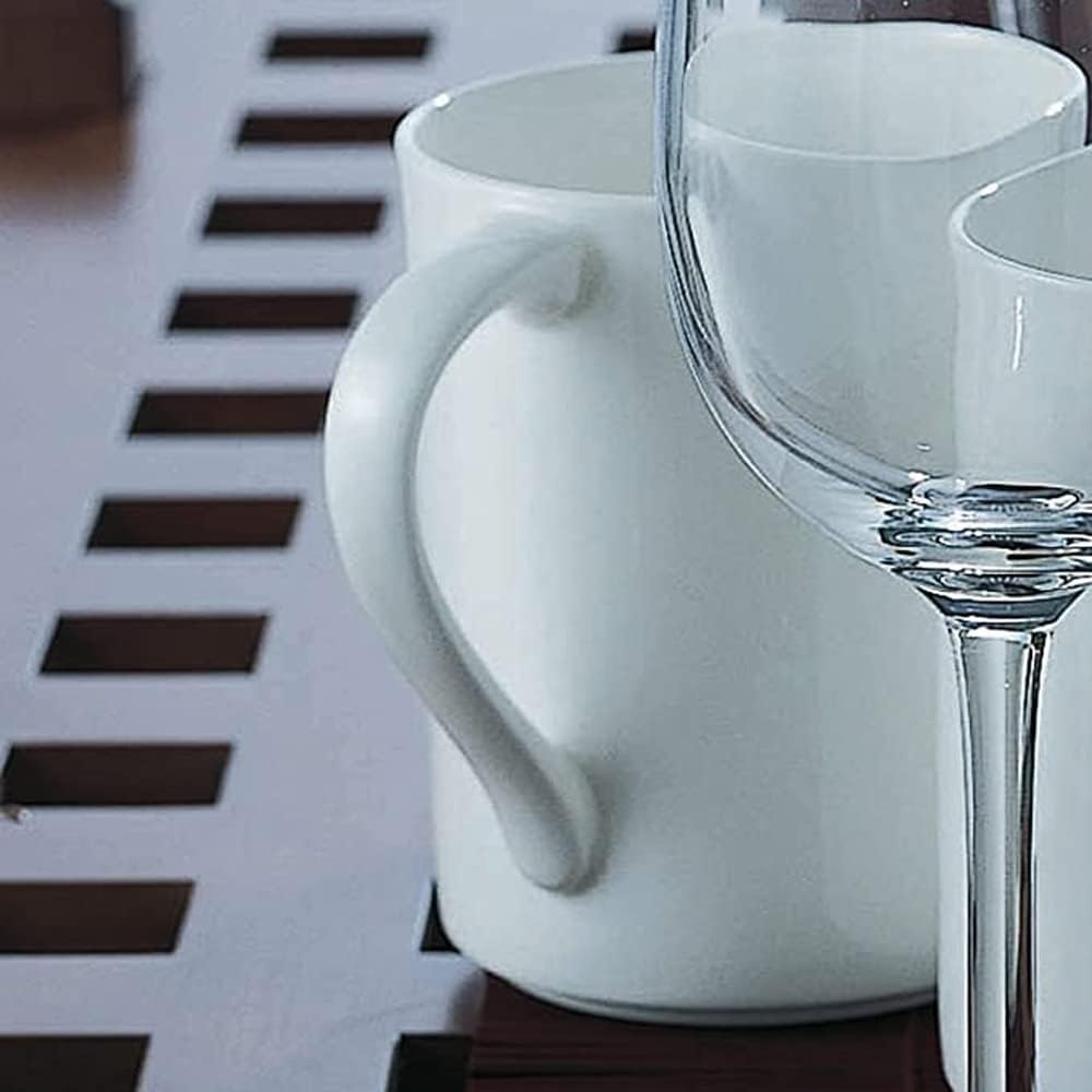 Narumi 50481-2633 Mug, White Collection, 12.5 fl oz (370 cc), White, Simple and Easy to Use, Present, Microwave Warm, Dishwasher Safe, Gift Box Included