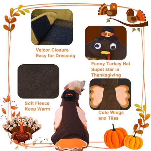 Disfraz de Pavo para Perro 4XL miniatura 7