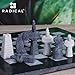 Radicaln Marble Antique Chess Set with Storage Box 15 Inches Black and White Handmade Board Game 2 Player Classic Chess Sets for Adults- 1 Chess Board & 32 Chess Pieces - Chess Game