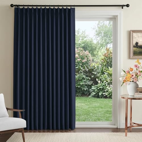 Linen Textured Pinch Pleated Curtains 84 inches long 60 Inch Wide