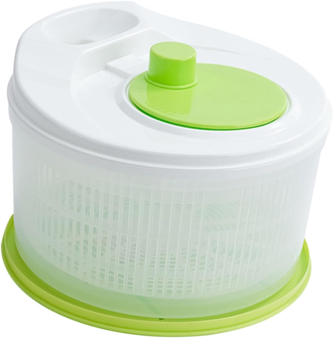 ABOOFAN Vegetable Washer Dryer Slicer Salad Spinner Lettuce Dryer Washer Slicer Salad Colander Kitchen Filter Basket Bowl Manual Dehydrator