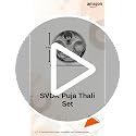 Image of Pure Stainless Steel Laddu Gopal Bhog Thali Set | 5-Piece Traditional Pooja Bhog Plate with Bowl, Glass & Spoon | Ideal for Daily Rituals, Janmashtami & Festive