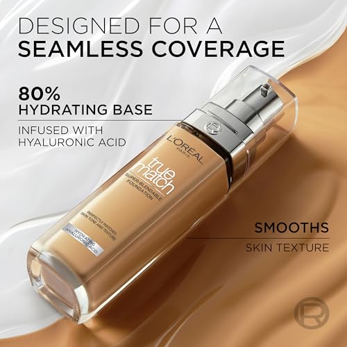 Image of L'OREAL PARIS True Match Super Blendable Matte, Natural Liquid Foundation 3R3C Warm Undertone, 30 Ml - Full, Oily