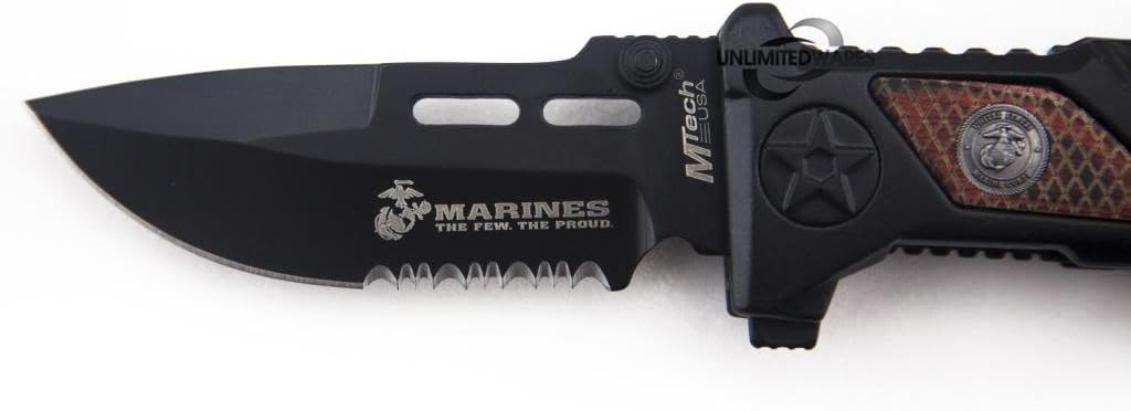 Marines Iron Mike Folding Knife (5.25-Inch Closed)