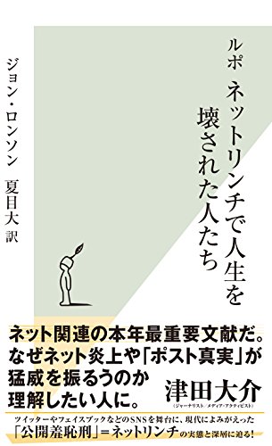 ルポ ネットリンチで人生を壊された人たち (光文社新書) ルポ ネットリンチで人生を壊された人たち (光文社新書)