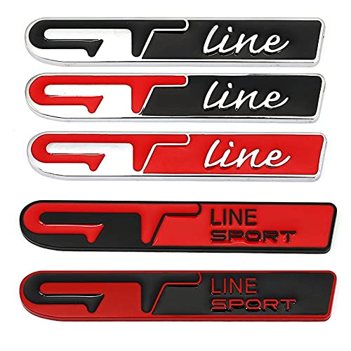 Auto 3D Uiterlijk Sticker Auto Sticker GT Lijn Sport Voor Peugeot GT 308 508 3008 5008 Renault Clio Grandtour Megane… - Afbeelding 3