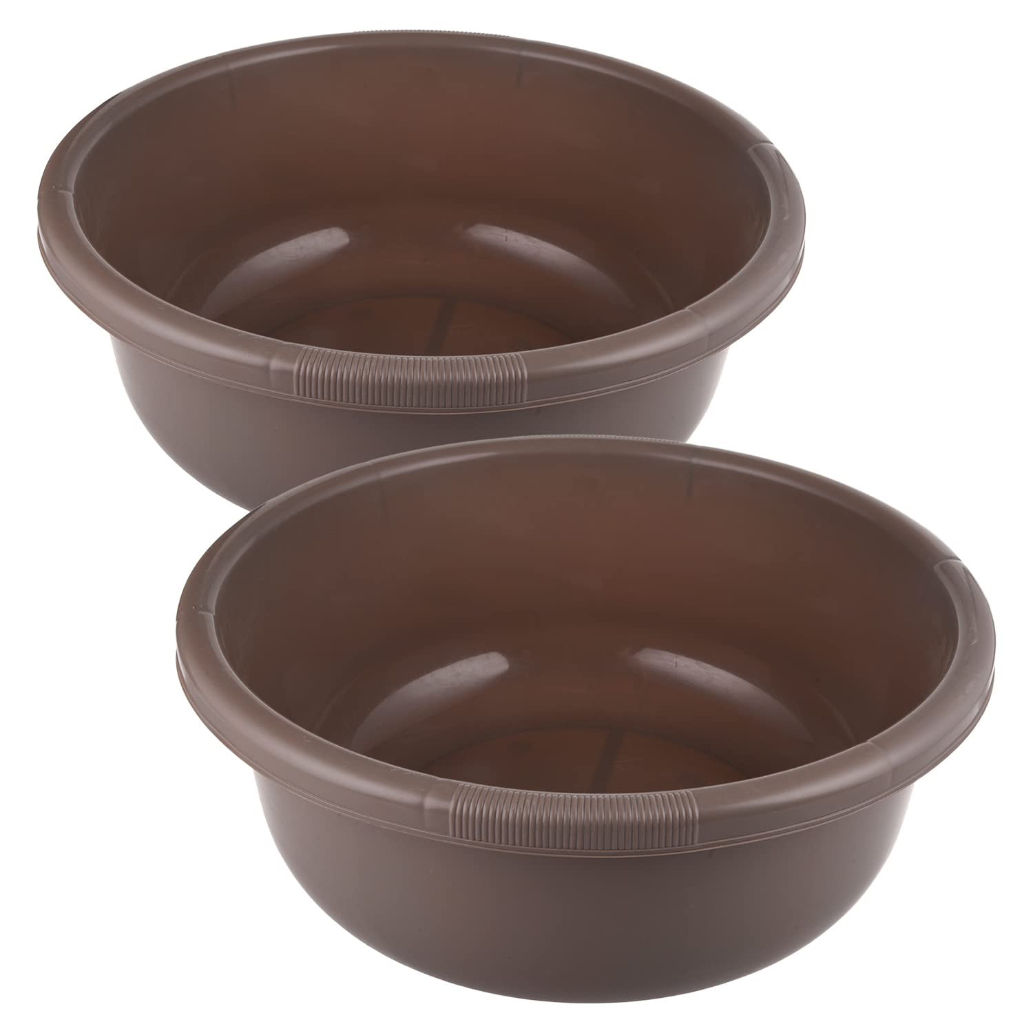 Kuber Industries Bath Tub|Versatile Plastic Utility Gaint Tub|Durable Deep Tub for Baby Bathing|Washing Clothes|Feeding Pan|26 Liter|Pack of 2 (Coffee) (B0BS9NK5FY) Amazon Price History, Amazon Price Tracker