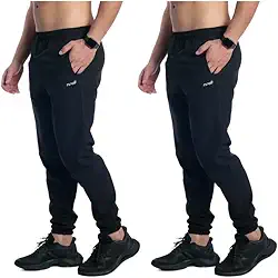 Kit 2 Calça Tactel Elastano Jogger Masculina Corta Vento Treino Academia Esportiva