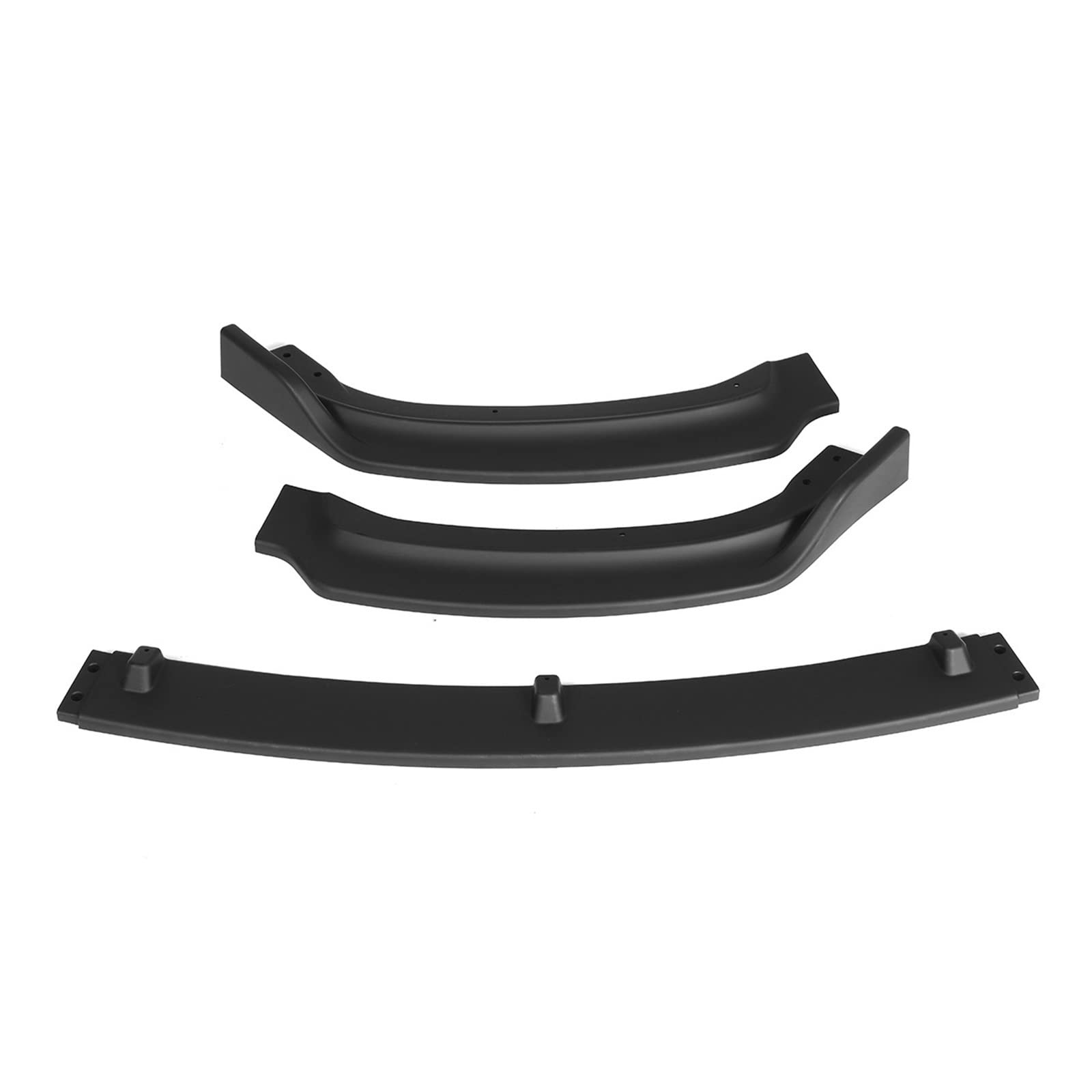 Carbon Fiber Look Black F30 F35 Car Front Bumper Splitter Lip Body Kit Spoiler Diffuser, for BMW, 3 Series 2016-2019 Car Front Bumper Splitter(Matte Black)
