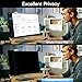 LUSA DESIGN 27 Inch Computer Privacy Screen for 16:9 Aspect Ratio Widescreen Monitor, Eye Protection Anti Glare Blue Light Computer Monitor Privacy Filter, Removable Anti-Scratch 27in Protector Film