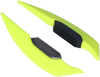YOUTHINK Motorcycle Winglet,1 Pair Motorcycle Side Winglet Aerodynamic Wing Spoiler Universal for Motorbike Electric Bikes (Fluorescent Green)