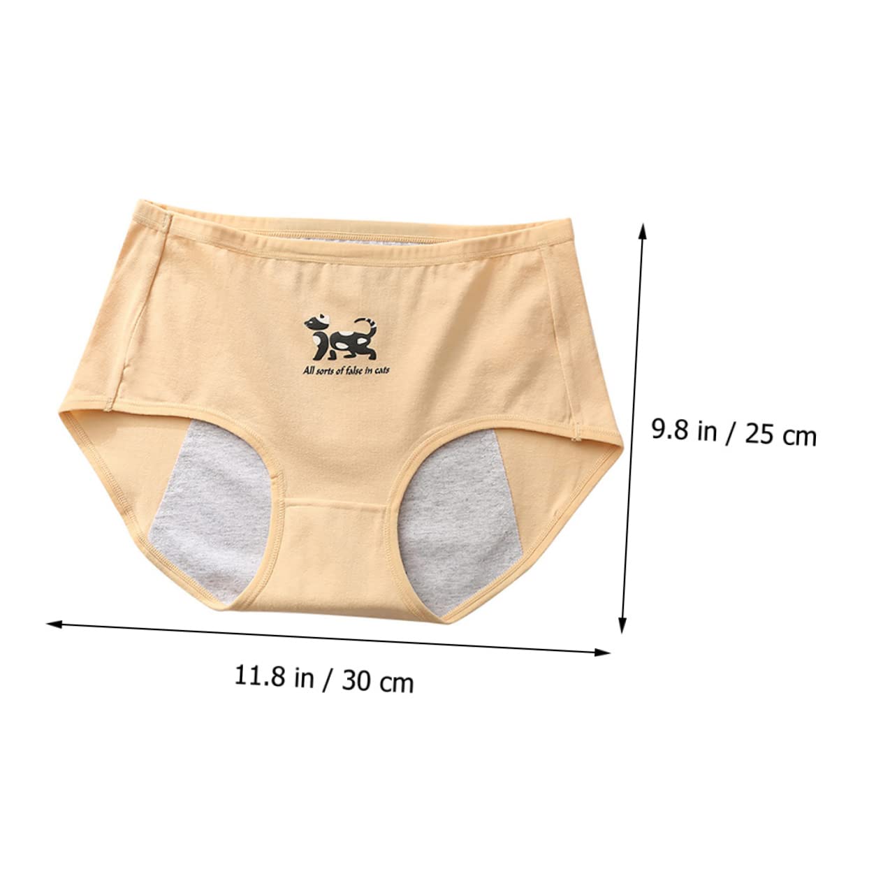 CALLARON Bragas Periodo Menstrual Pantalones para Mujer Ropa Interior De Incontinencia Resumen De Cobertura Completa Período Bragas Mujeres Bragas para Mujeres Algodón