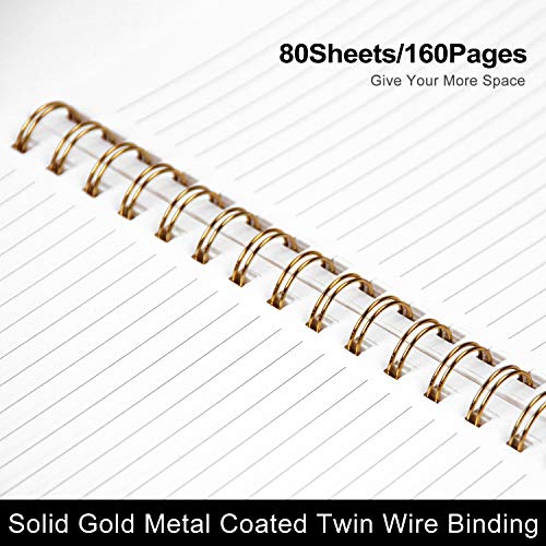 Oneirom-Spiral-Notebook-610-x-819-College-Ruled-Journal-with-Inner-Pockets-and-160-PagesPU-Leather-Cover-Business-Journal-Twin-Wire-Binding-Notebook-Perfect-for-Office-Home-School-Supplies