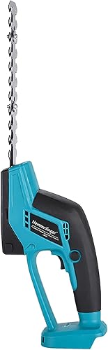 Miniatura 3 de Cortasetos inalámbrico para batería Makita de 18 V (solo herramienta), recortadora eléctrica 2 en 1 para arbustos y tijeras de césped para patio,