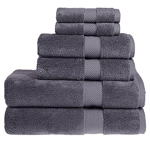 Wamsutta Egyptian Cotton Towel Set of 6 (Charcoal)