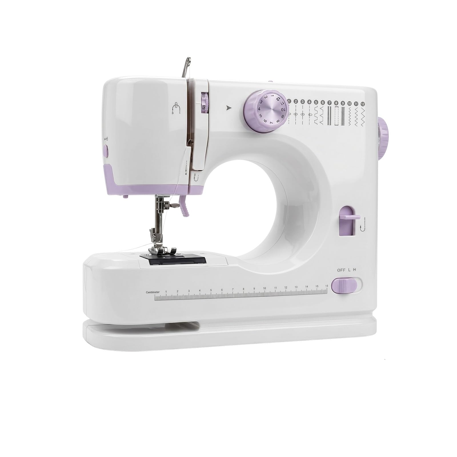 Macchina da cucire elettrica, 520 12 punti, mini macchina da cucire multifunzione domestica con pedale
