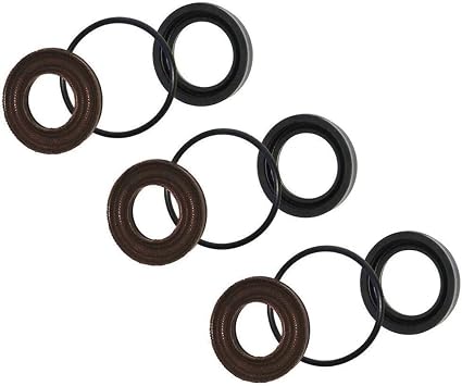 High PSI Products AR1857 Seal Packing Kit 18mm - Replacement for Annovi Reverberi AR 1857, Fits AR Pumps RKA RKV XRC XRA