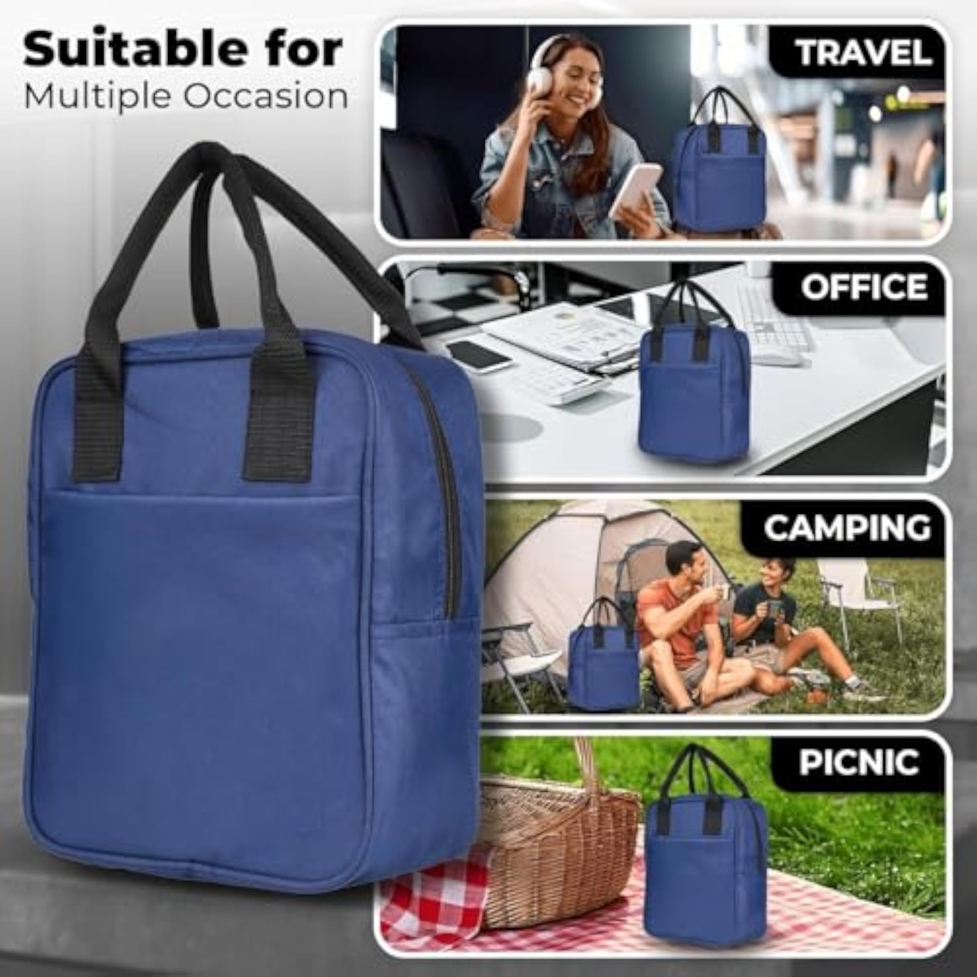 Travel Organizer Toiletry Bag for Men & Women, Blue
