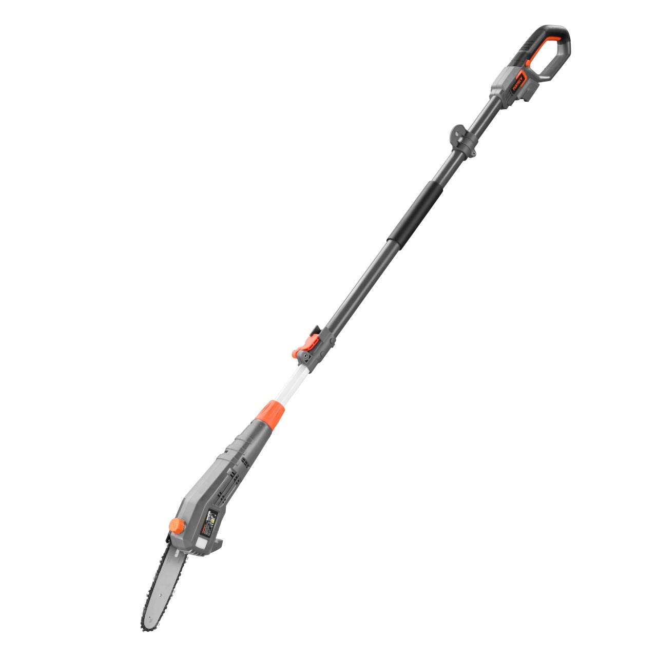 Fuxtec Akku Hochentaster 20V FX-E1HE20 Teleskop Astsäge mit verlängerbarem Teleskopstiel – 70 bis 260 cm – Ohne Akku und Ladegerät