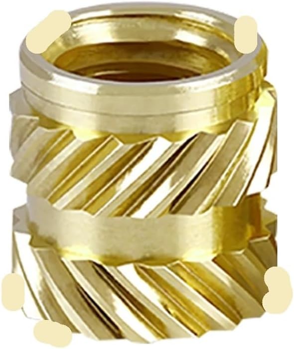 100pcs Nut M3 M4 M5 Thread Knurled Hot Melt Brass Threaded Heat Set Heat Resistant Insert Embedment Nuts for 3D Printer Parts Outstanding(M3)