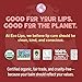 Eco Lips LIP SUGAR SCRUB 4 Pack (4-0.25oz jars) 100% Organic Lip Care Treatment with Organic Sugar & Coconut Oil - Gently Exfoliate & Polish Dry, Flaky Lips (Variety 4-Pack)